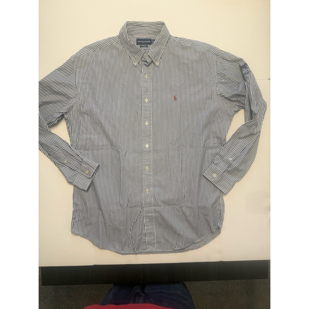 Ralph Lauren Golf Til Den Striped‎ Button Down Shirt (Men's) Xl